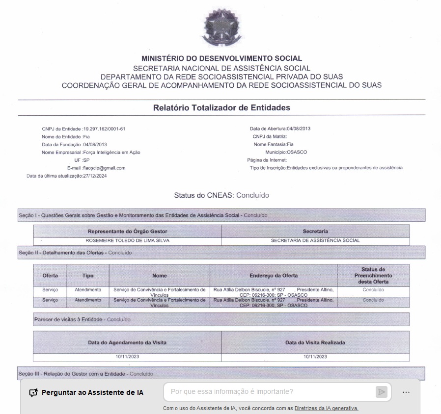 Certificado CNEAS
